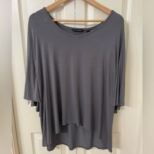 H by Halston Gray Dolman Sleeve Tunic